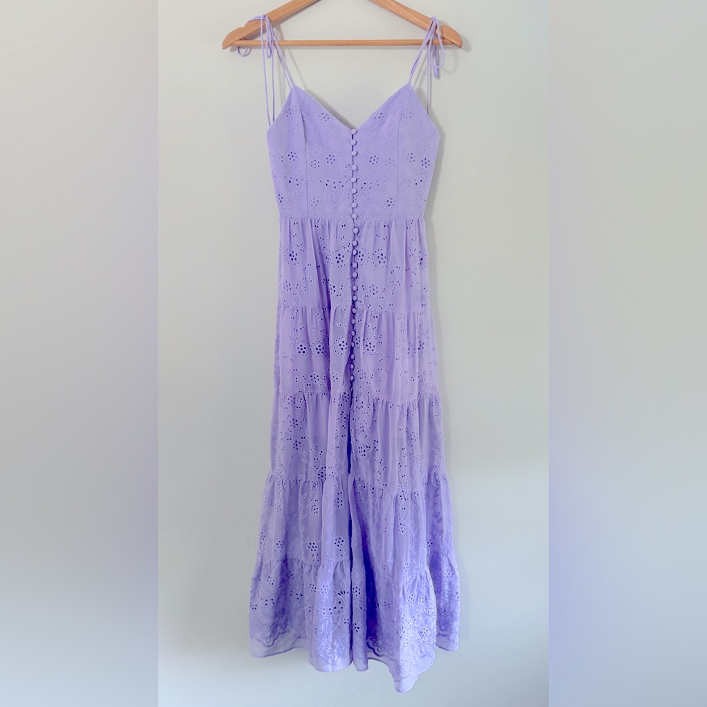 Alice + Olivia Lilac Maxi Dress